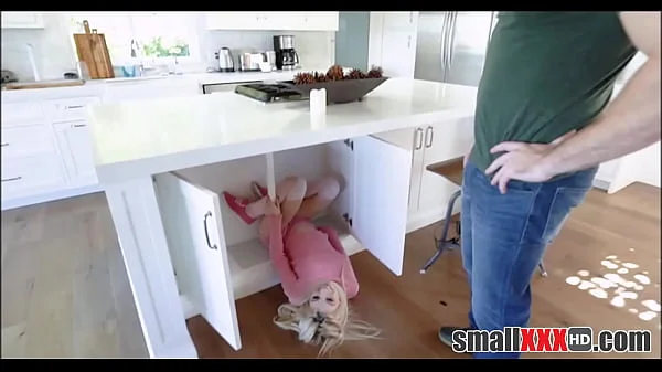 Tiny Young Petite Blonde Teen StepDaughter banged By StepDad All Over The House