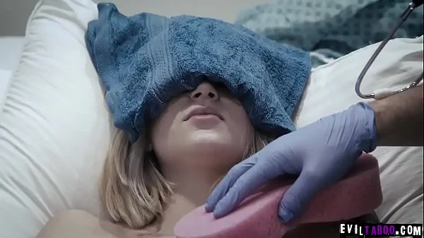 Shy teen patient Arya Fae  let this pervert doctor plays and fucks her teen pussy for a speedy recovery.