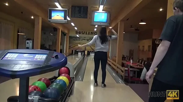 HUNT4K. Hunter is looking for awesome sex for money in bowling place