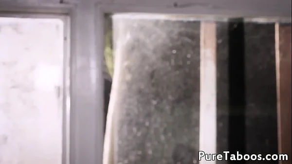 Teen duo getting doggystyle slammed