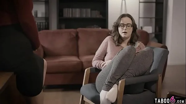 Intensive therapy session for this tense big boobs girl