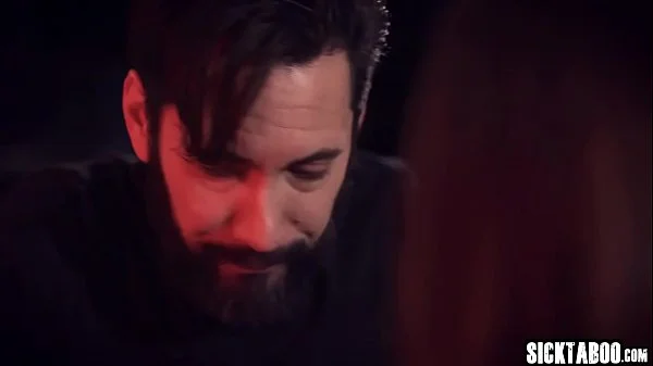 Hot teen fucked by a client in front of his wife