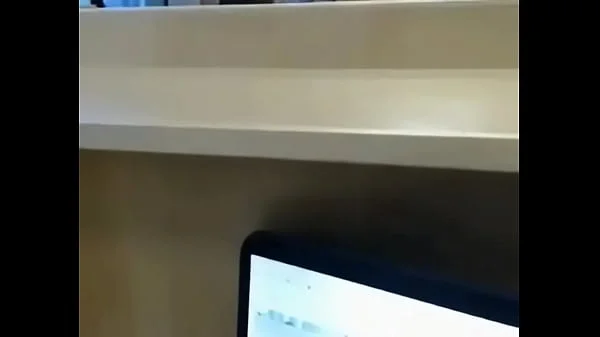 Real amateur couple fucking in public Library