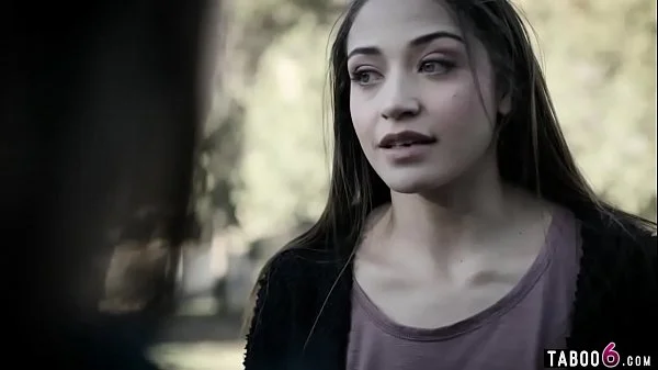 Foster teens in a family taboo 4some with the parents