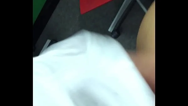 Amateur couple have sex in classroom