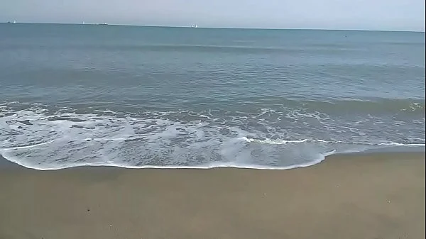 First day nude at beach