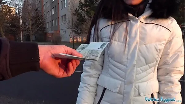 Public Agent Multiple orgasms as tight wet warm pussy drains agents balls