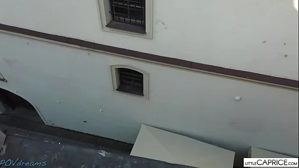 LittleCaprice.com Alexis Crystal get fucked at the roof from Marcello Bravo - public