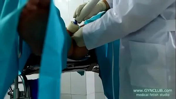 Young girl get orgasm on gyno table