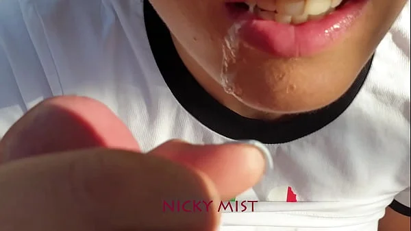 Blowjob with stepsister of my friend