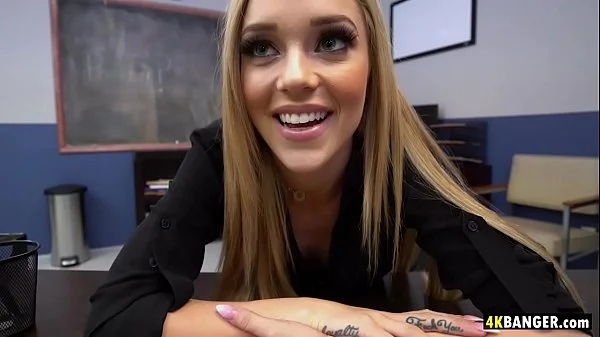 Incredibly Hot Secretary Kali Roses Applies for Boss's Cock