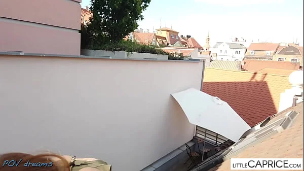 PUBLIC SEX ON THE ROOF FROM BRNO - littlecaprice.com