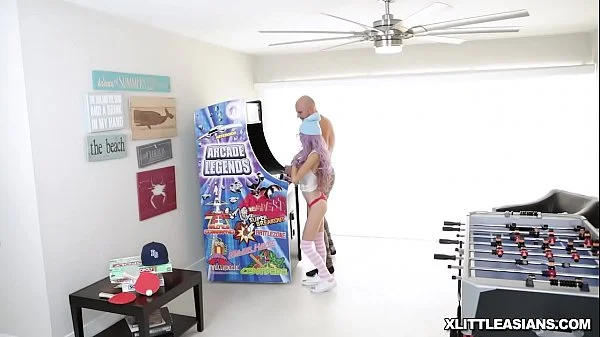 Tiny Asian teen getting fucked so hard in standing position by JMacs massive cock!