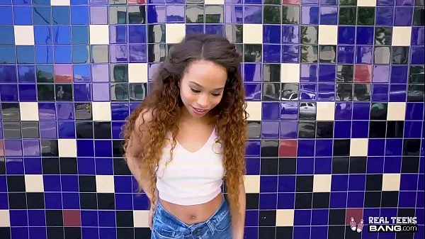 Real Teens - Beautiful Ebony Teen Cecilia Lion Gets Fucked