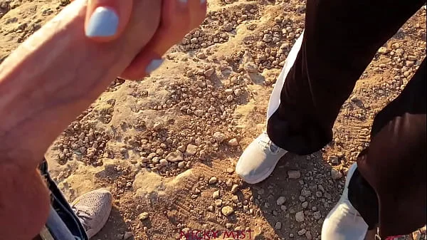 Enjoy morning view with my step sister