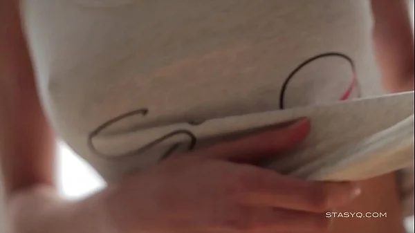 Beautiful StasyQ model Bella lusciously teasing in POV HD video