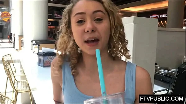 Fresh teen public orgasm