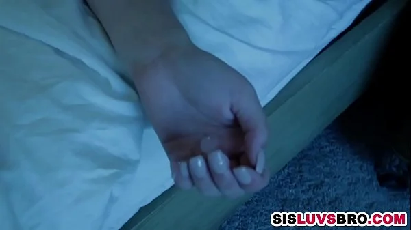 Stepbrother pranks & fucks his snoozing step sister - family taboo sex