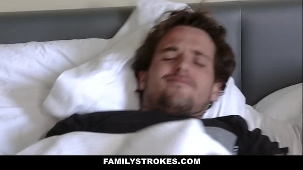 Hangovered stepson fucks his hot stepmom