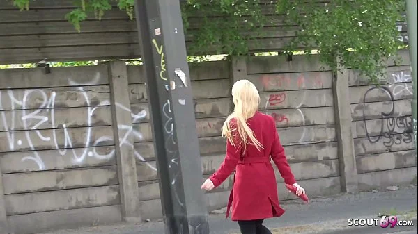 GERMAN SCOUT - ROUGH ANAL FOR SKINNY MILF AT STREET CASTING