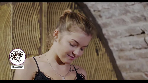 Nice young slut got her sole b. with a cane