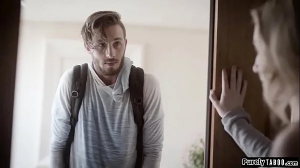 Milf is seducing her runaway stepnephew