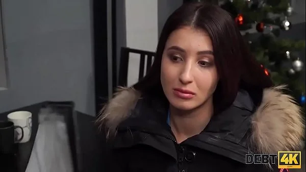 Debt4k. New collector visits sexy night club manager Monica Wet to return the rest debt