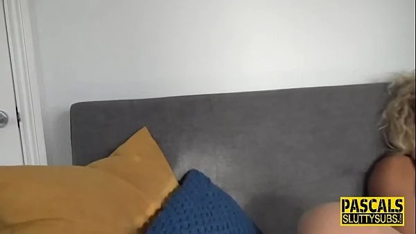 Throating submissive milf anally rides