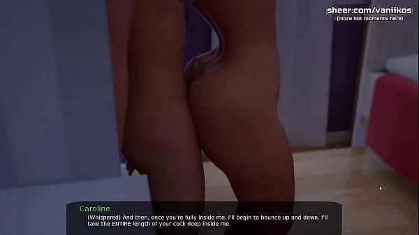 Rubbing stepsister's big butt with a big dick and getting some cum on her hot ass l My sexiest gameplay moments l Milfy City l Part #38