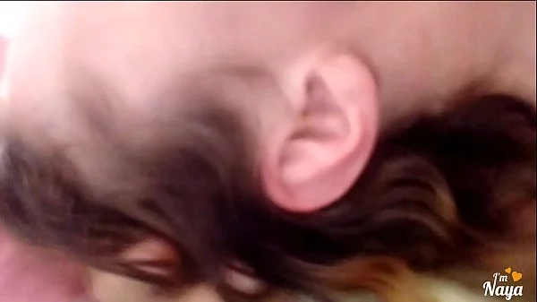 Amateur Slavic teen screaming of pleasure finishing with a great facial