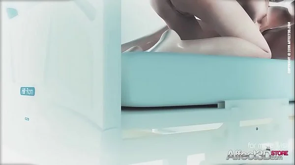 3D animation futanari sex in the hospital