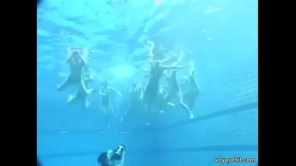 Nude hot synchro swimmers