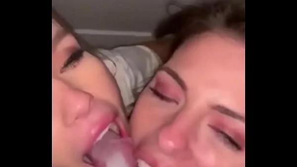 megan rain & adriana chechik share cum