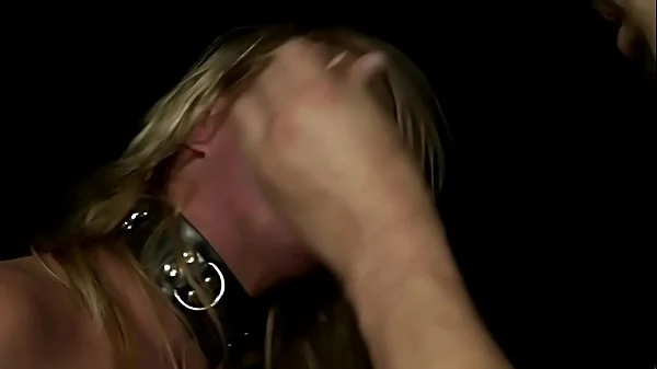 Submissive whore Viktoria Blonde, treated hard. Part 2.