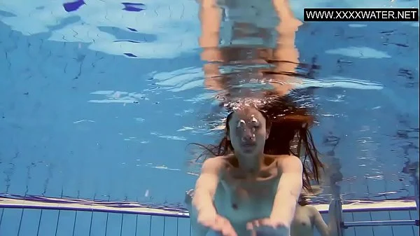 Three hot bitches naked in the pool