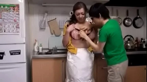 Japanese Bigboobs stepmother and stepson