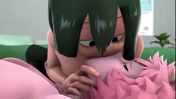 Tsu french kisses Mina (greatm8)