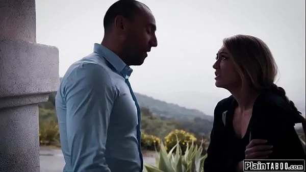 Teen fucked by a guy to pay for damage