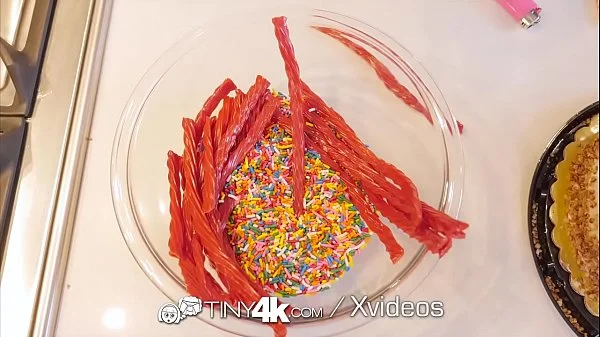 TINY4K Rough Birthday Threesome With Two Hot Friends