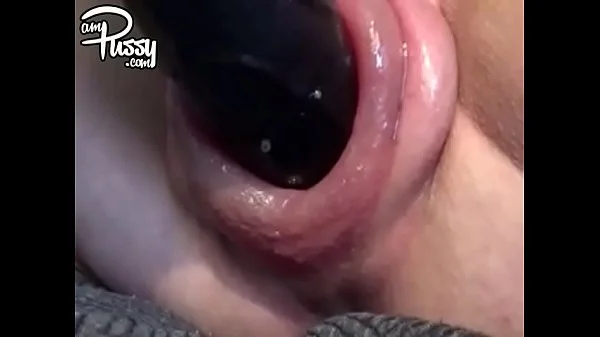 Crazy solo vid of a kinky chick with big swollen pussy