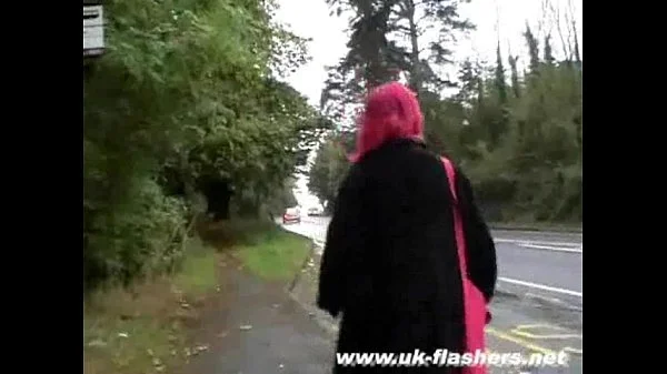 Pregnant Redhead In Public