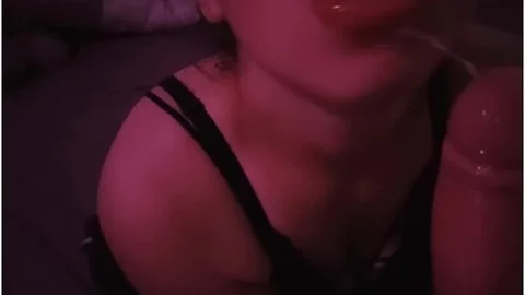 Hot Blowjob She Sensually Sucks Me And Plays With My Cum