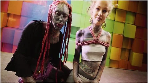 Shibari Tutorial - & Tricks And Hacks - How To Bondage Masterclass - Petite Blonde And Lily Lu