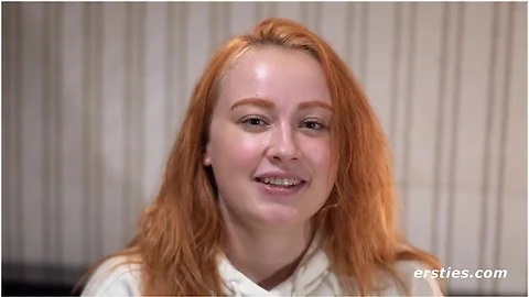 Amateur Redhead Babe Fingers Herself Outdoors