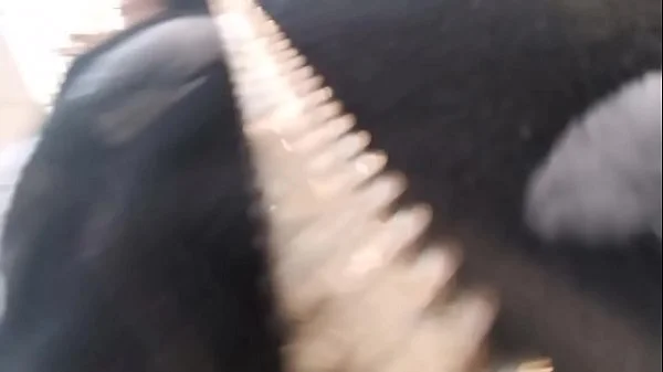 Your goes to a clothing store and puts her panties inside her pussy while she tries on some jeans