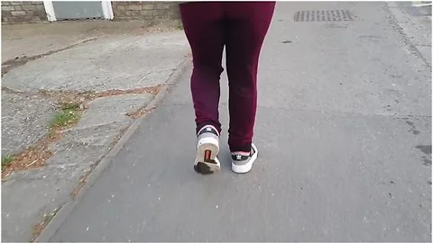 Public Wetting - And Spending A Whole Day In Pissy Leggings ;)