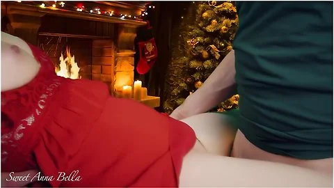 Xxxmas - For Christmas My Husband Lick My Pussy, Fuck Me Hard And Cum On My Clothes, What Else ? With Anna Pierceson