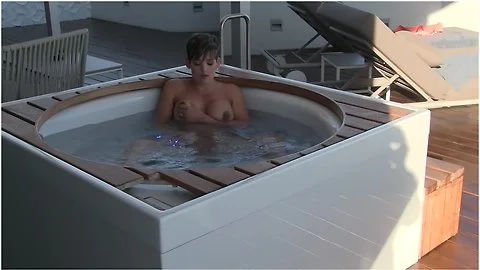 Hannah Brooks - Pervert Caught Spying On Me Playing In The Hot Tub Xxx
