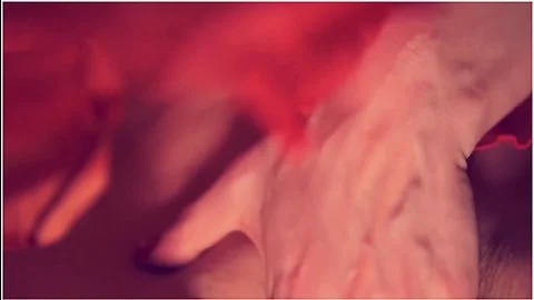 Wet Red Viewed From Below - Milky Rain From Above, Squirting On My Camera