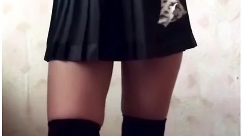 Dancing With Beautiful Legs And Big Ass